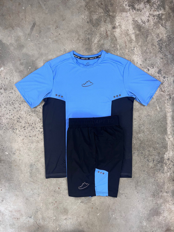 Adapt To Blue/Black Pro Max Set - T Shirt / Shorts
