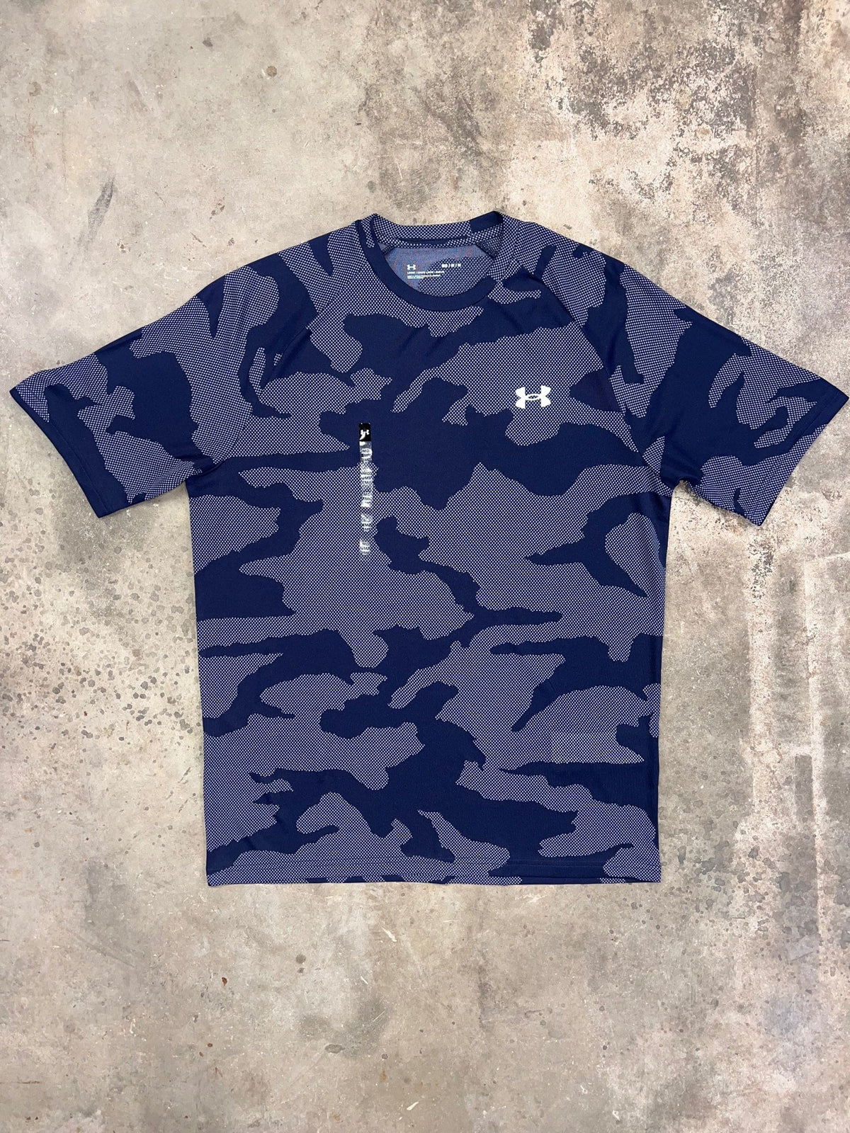 Under Armour Jacquard T Shirt - Navy