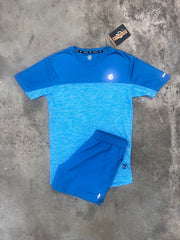 Dare2b Circuit Deep Water Set - T Shirt / Shorts