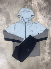 Adapt to Grey Pro Max Set - Jacket / Black Cargo Shorts