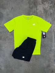 New Balance Yellow Set - T Shirt / Shorts