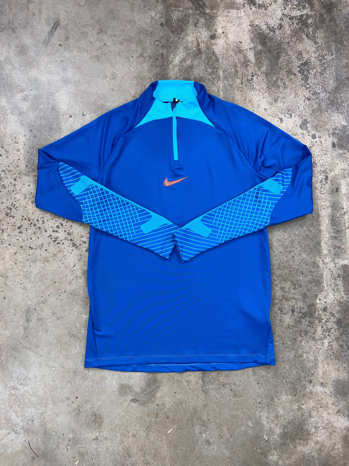 Nike Strike Half Zip - Blue / Orange