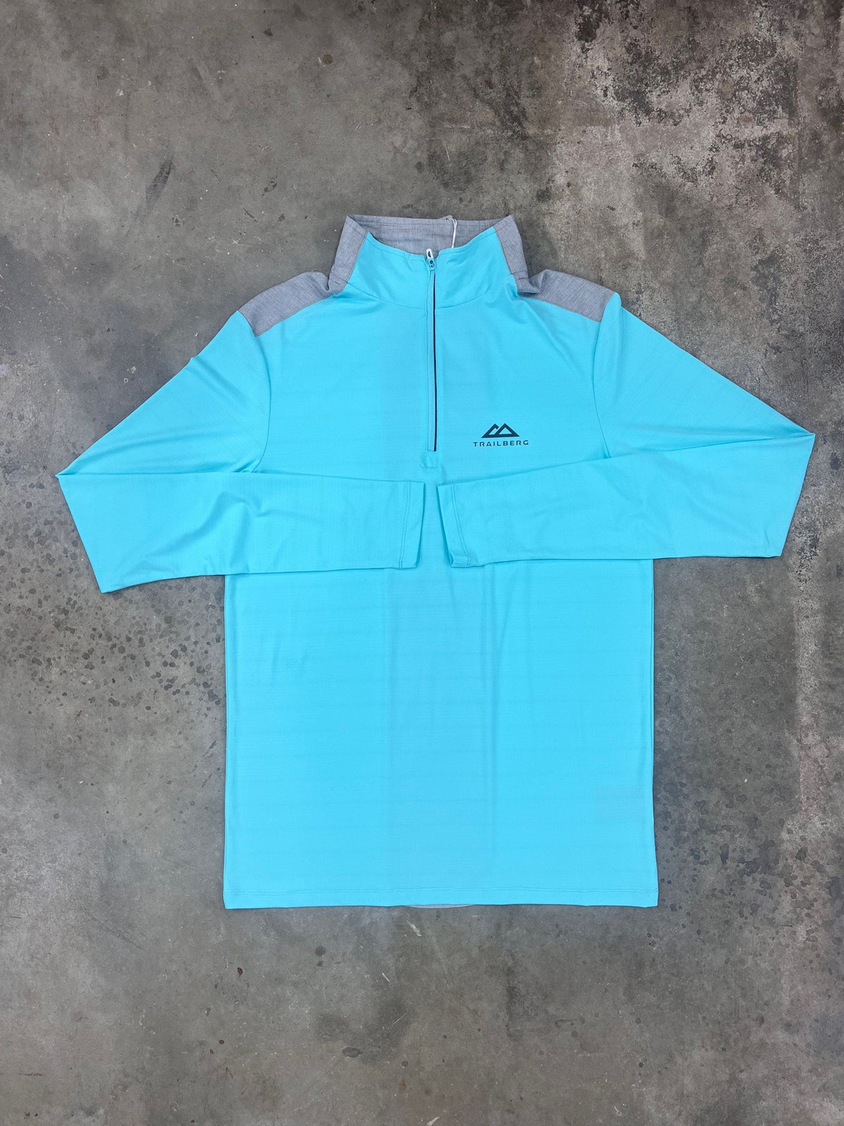 Trailberg Cloud 2.0 Quarter Zip - Turquoise