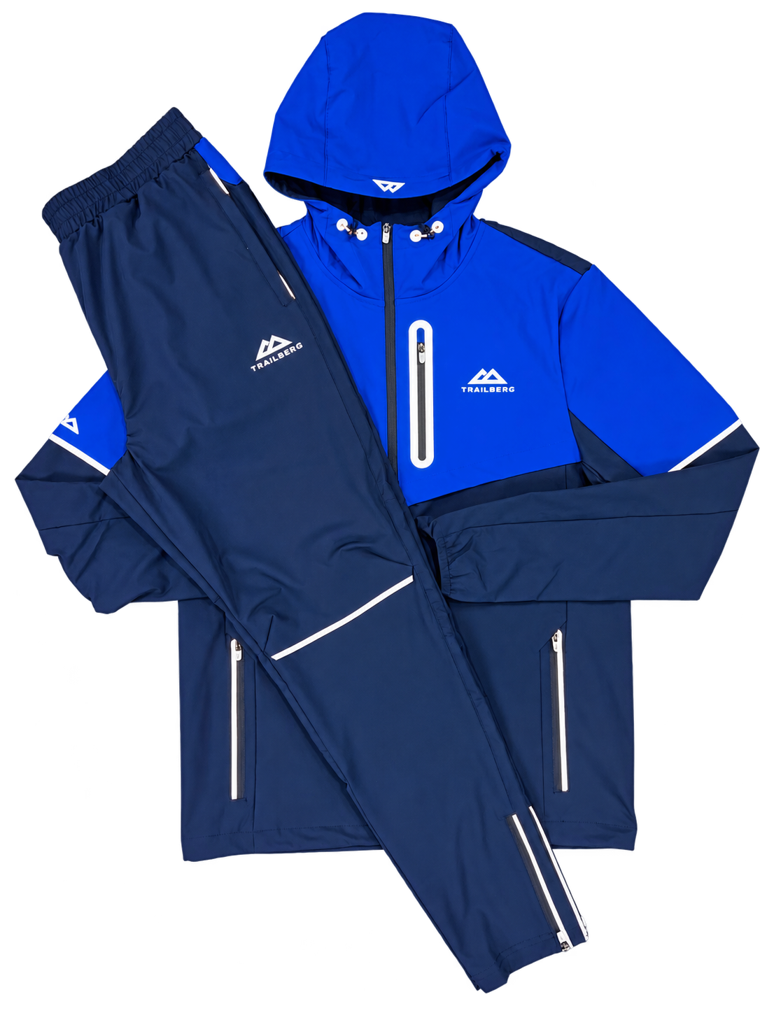 Trailberg Racer blue jacket and matching navy pants
